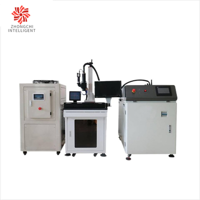 Fiber Optic YAG Laser Welder PLC Control 100W 1064nm For Metal Alloy